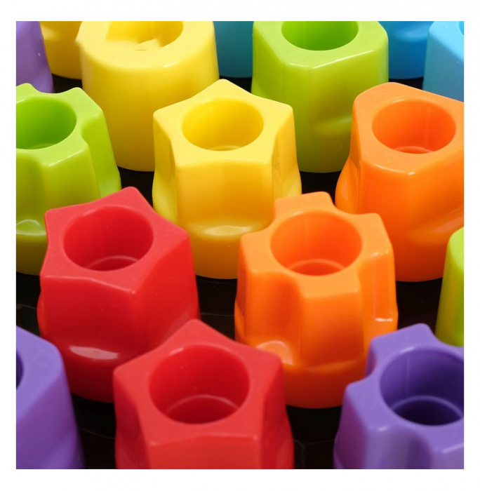 Joc de motricitate, sortare si stivuit Tots first chunky pegs [5]