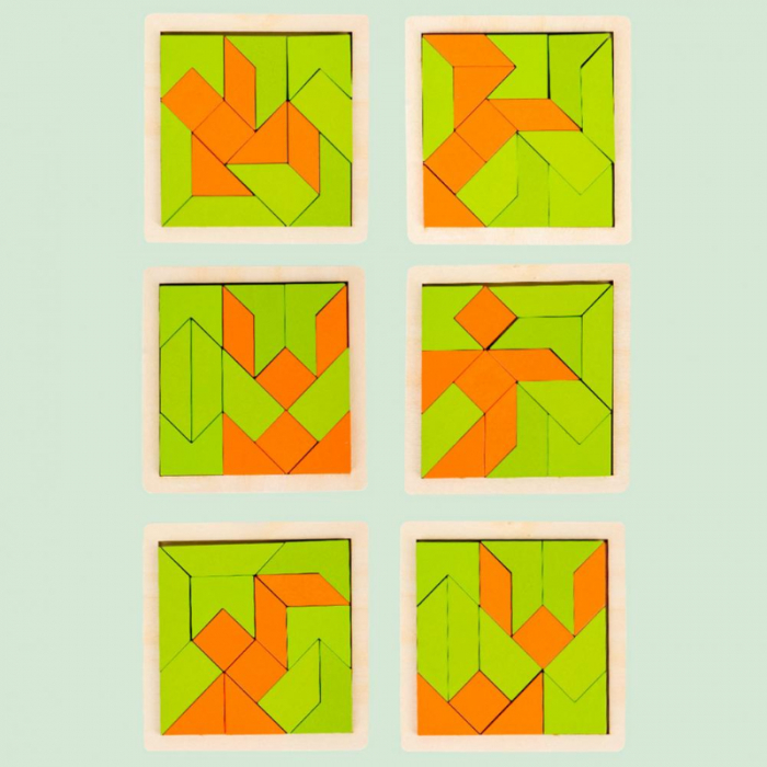 Joc de potrivire forme si rapiditate cu sonerie Tangram Battle [5]