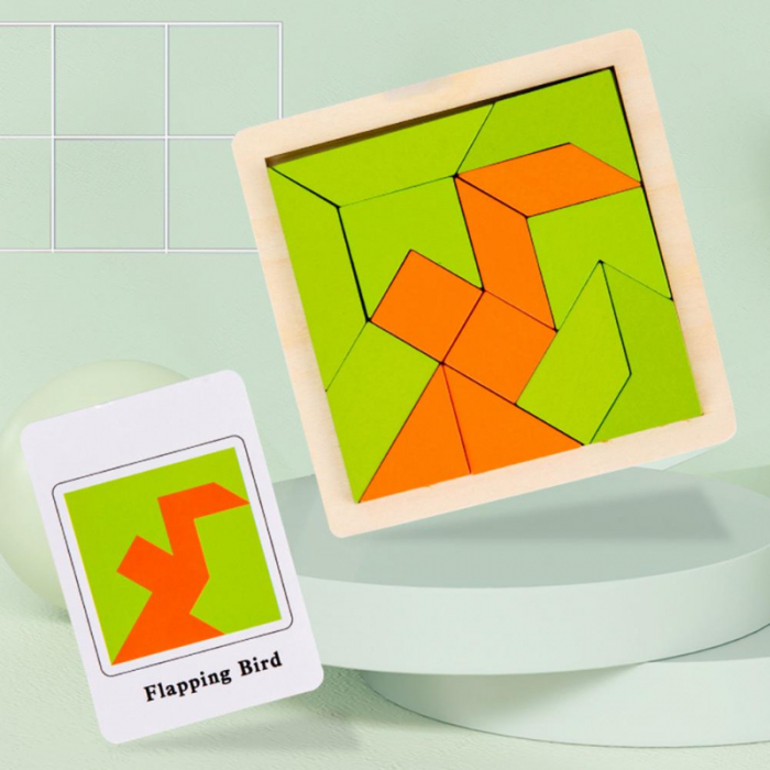 Joc de potrivire forme si rapiditate cu sonerie Tangram Battle [4]