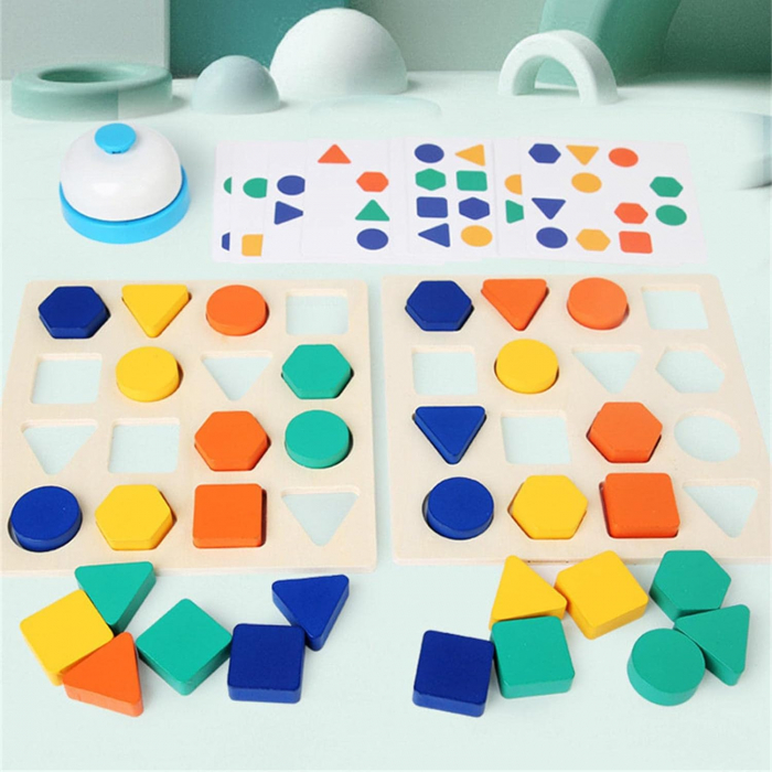 Joc de potrivire forme si rapiditate cu sonerie Thinking play against game [3]