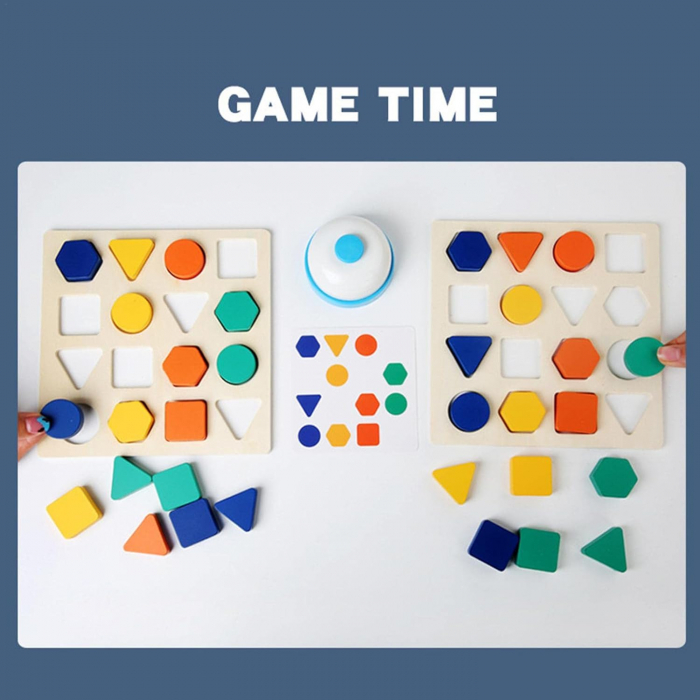 Joc de potrivire forme si rapiditate cu sonerie Thinking play against game [7]