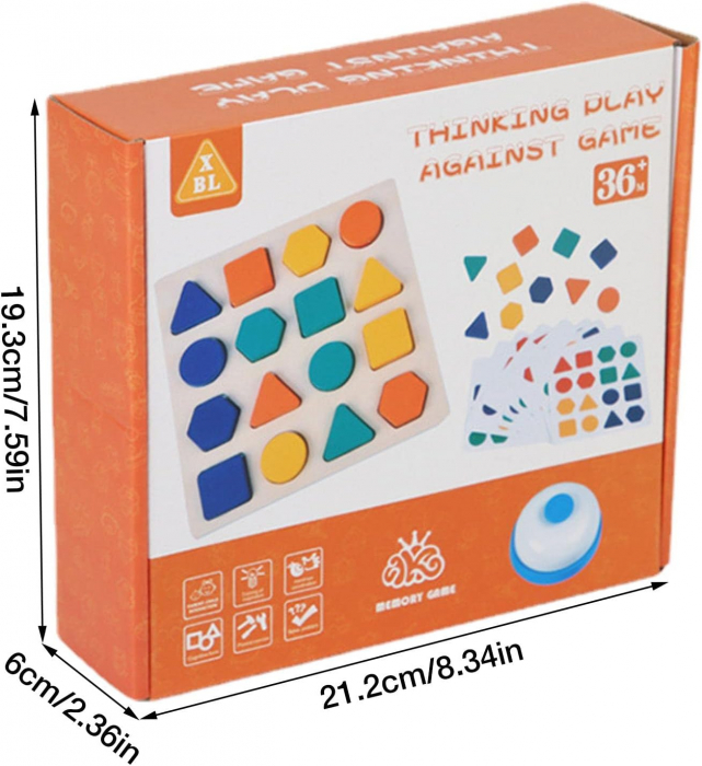 Joc de potrivire forme si rapiditate cu sonerie Thinking play against game [4]