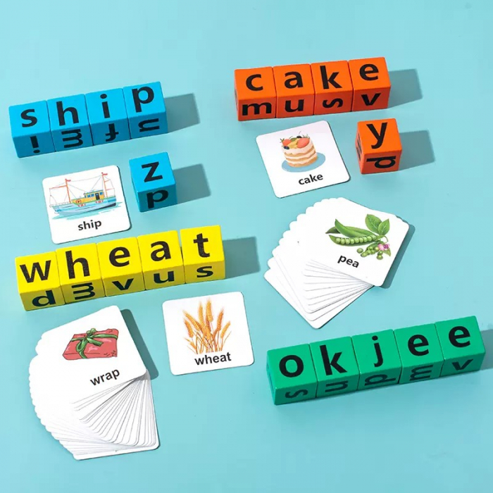 Joc de rapiditate cu sonerie SCRIE CUVINTELE in limba engleza Spelling word blocks [2]