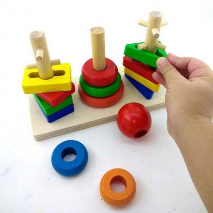 Joc de stivuit forme geometrice Puzzle Tower [3]