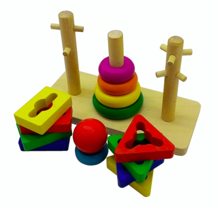 Joc de stivuit forme geometrice Puzzle Tower [2]