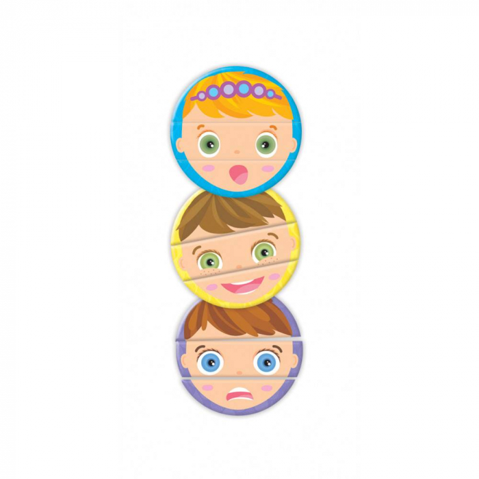 Joc de tip puzzle Emotii - Many faces [2]