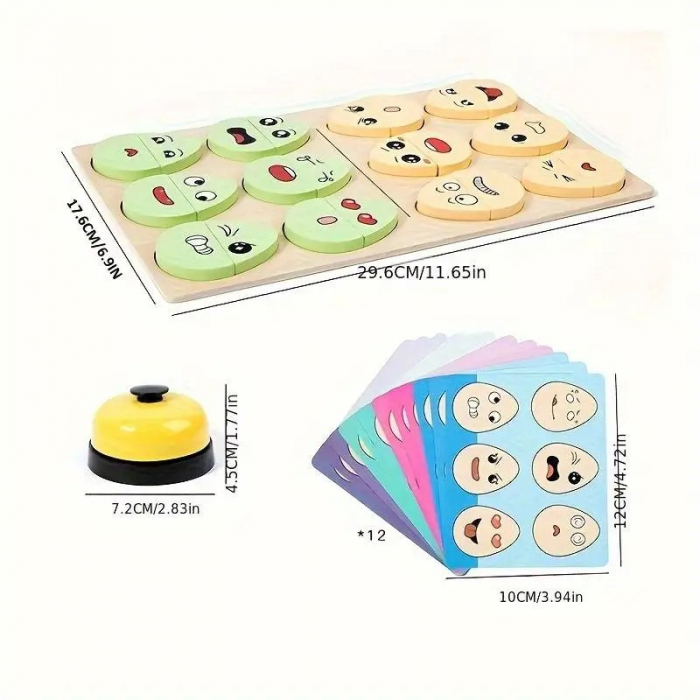 Joc de tip Puzzle Expresii faciale cu sonerie - OUA [5]