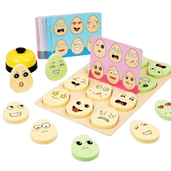 Joc de tip Puzzle Expresii faciale cu sonerie - OUA [2]