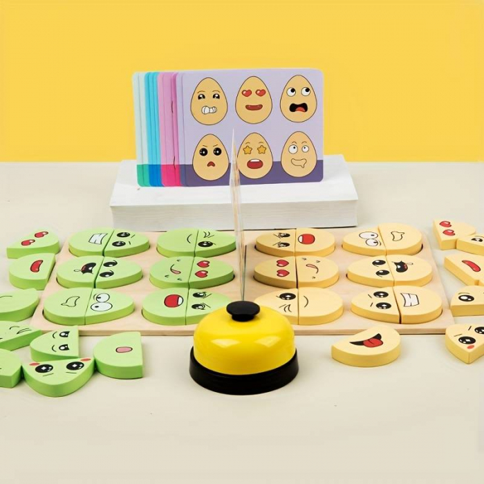 Joc de tip Puzzle Expresii faciale cu sonerie - OUA [3]