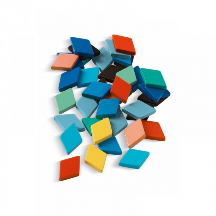 Joc din lemn mozaic cu forme geometrice ANIMALE - Shape Animal Mosaic [2]