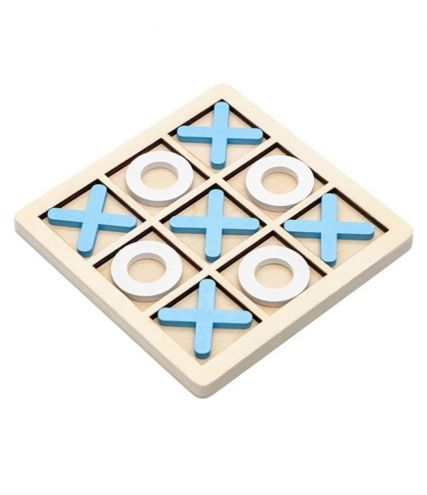 Joc din lemn X si 0 dimensiune 14,5 x 14,5 cm [2]