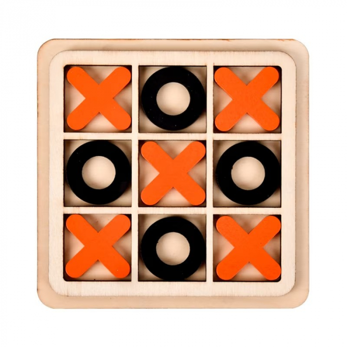 Joc din lemn X si 0 dimensiune 18 x 18 cm [2]