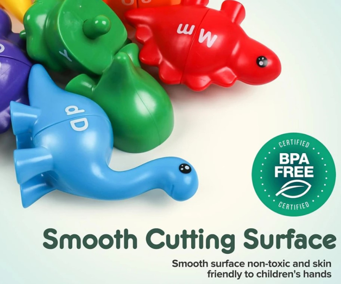 Joc educativ de asociere si potrivire alfabet dinozauri Matching Dinos [5]