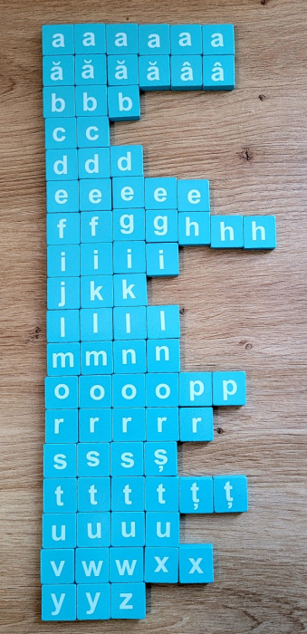 Joc educativ din lemn Ajutor de invatat alfanumeric [4]