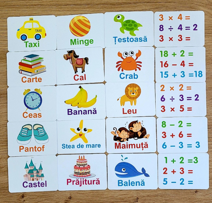 Joc educativ din lemn Ajutor de invatat alfanumeric [2]