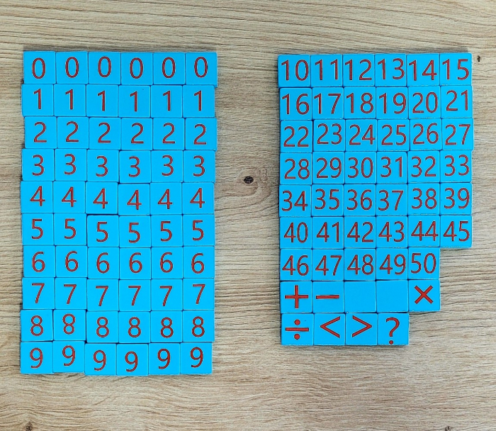 Joc educativ din lemn Ajutor de invatat alfanumeric [3]