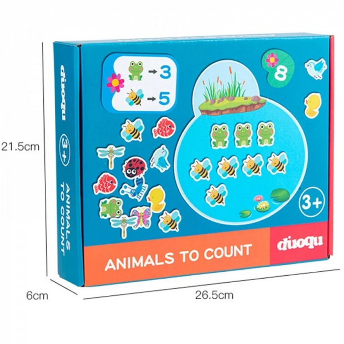 Joc educativ Invata sa numeri ANIMALE [7]