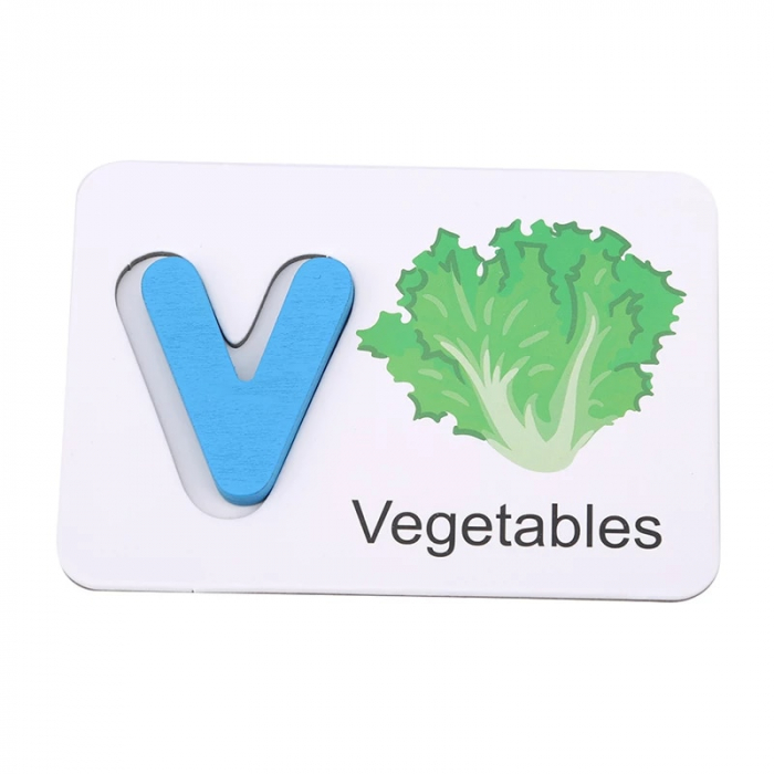 Joc Educativ pentru învăţarea alfabetului in limba engleză- English letter identification card [5]