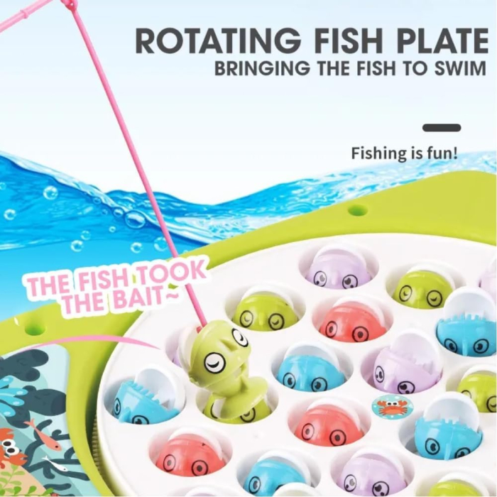 Joc interactiv 2 in 1 Pescuit si Whack-a-mole cartite Fun Fishing and hit gopher [4]