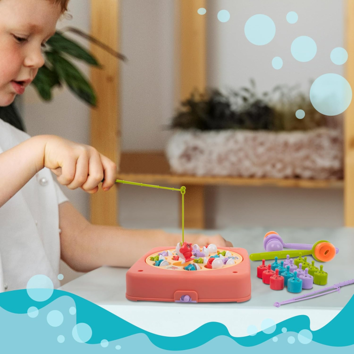 Joc interactiv 2 in 1 Pescuit si Whack-a-mole cartite Fun Fishing and hit gopher [5]