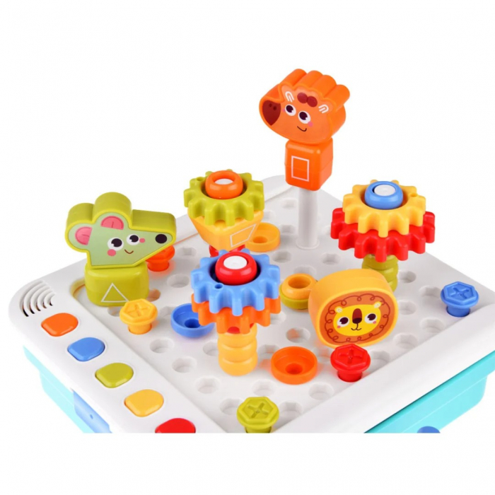 Joc interactiv cu activitati Montessori 3 ani+ Hola Montessori Exploration Learning Machine [6]
