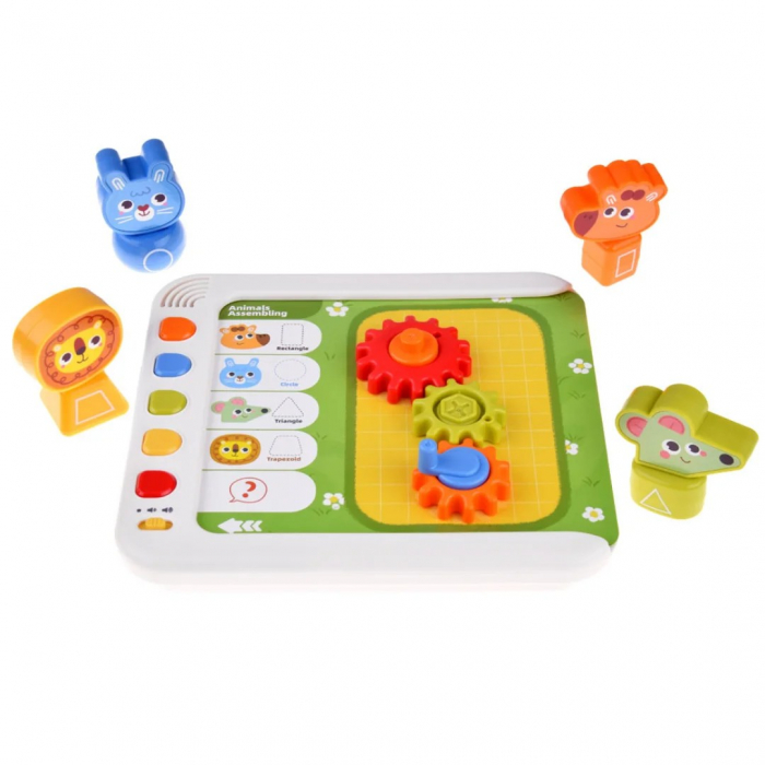 Joc interactiv cu activitati Montessori 3 ani+ Hola Montessori Exploration Learning Machine [9]