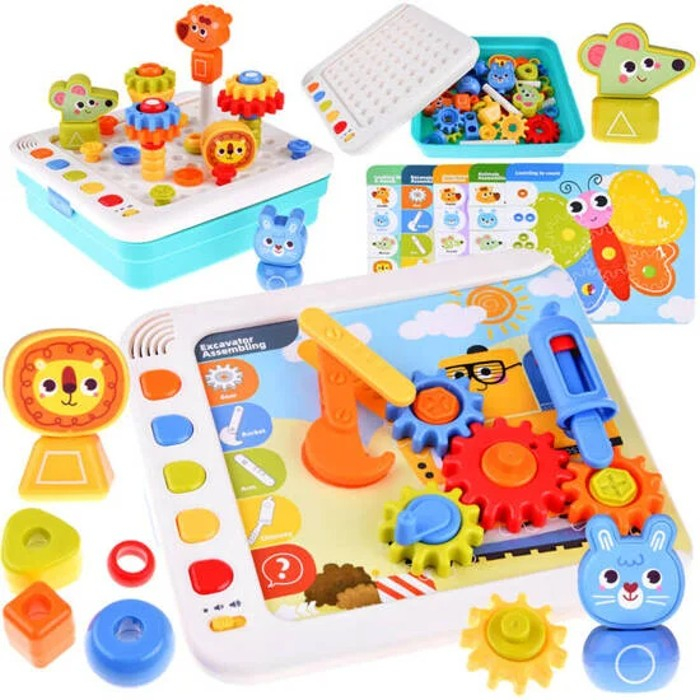 Joc interactiv cu activitati Montessori 3 ani+ Hola Montessori Exploration Learning Machine [4]