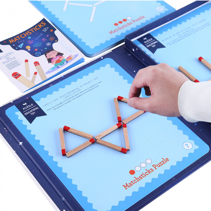 Joc magnetic de logica POTRIVESTE BETISOARELE - MATCHSTICKS [3]