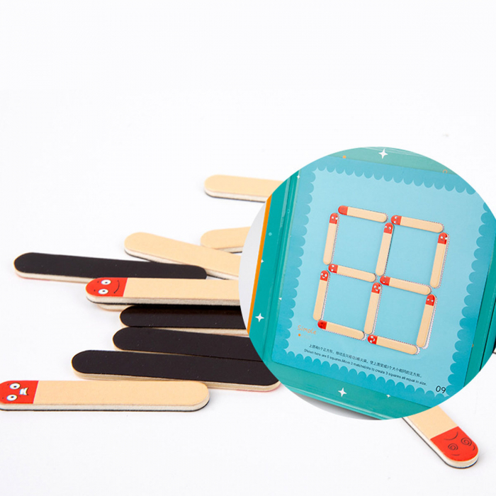 Joc magnetic de logica POTRIVESTE BETISOARELE - MATCHSTICKS puzzle [4]