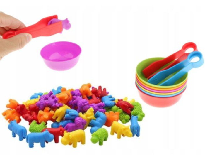 Joc sortare şi clasificare culori ANIMALE [2]