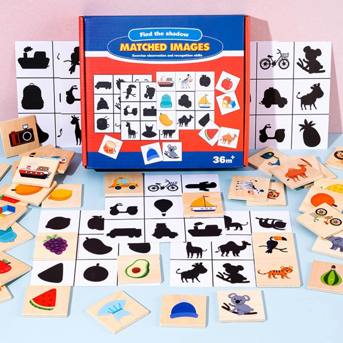 Jocul umbrelor - joc de asociere de tip Montessori - Find the shadow [3]