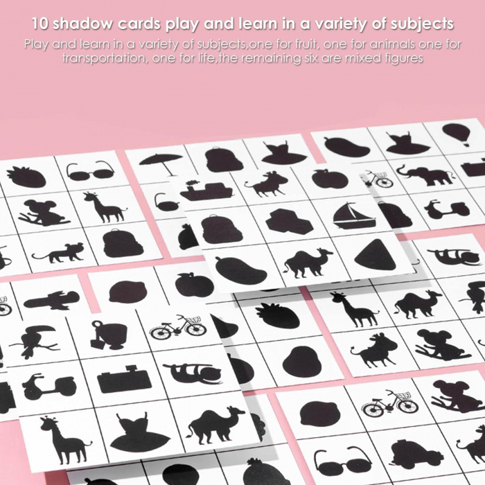 Jocul umbrelor - joc de asociere de tip Montessori - Find the shadow [4]