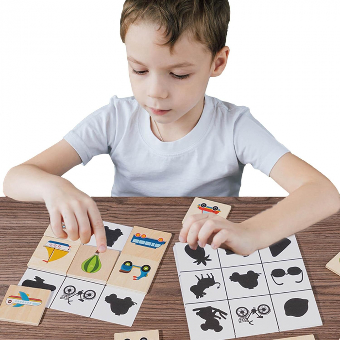 Jocul umbrelor - joc de asociere de tip Montessori - Find the shadow [7]