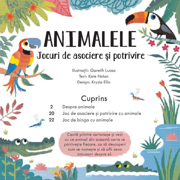 Jocuri de asociere si potrivire. Animalele (Usborne) [3]