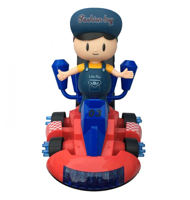 Jucarie cu lumini si sunete masinuta de Karting Baietel - Kart Boy [2]