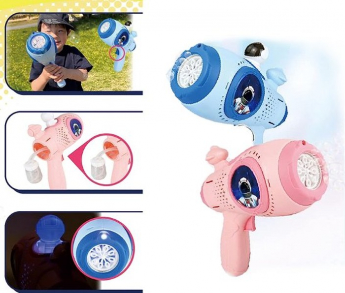 Jucarie de facut baloane de sapun pistol cu astronaut [2]