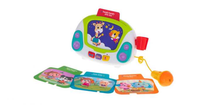 Jucarie interactiva cu lumini si sunete Statie Karaoke Hola Toys [4]