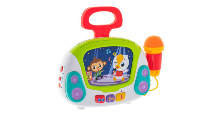 Jucarie interactiva cu lumini si sunete Statie Karaoke Hola Toys [2]