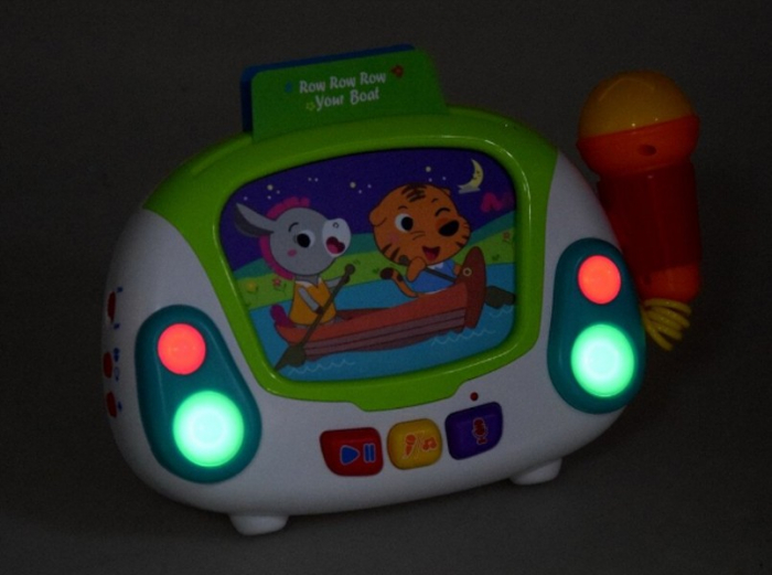 Jucarie interactiva cu lumini si sunete Statie Karaoke Hola Toys [7]