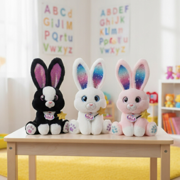 Jucarie interactiva cu sunete si lumini Iepurasul magic cu bagheta [6]