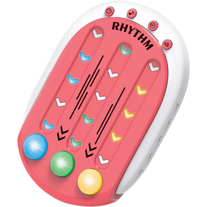 Jucarie interactiva tip jocuri ritmice din ABS 8 niveluri de joc rosu [2]