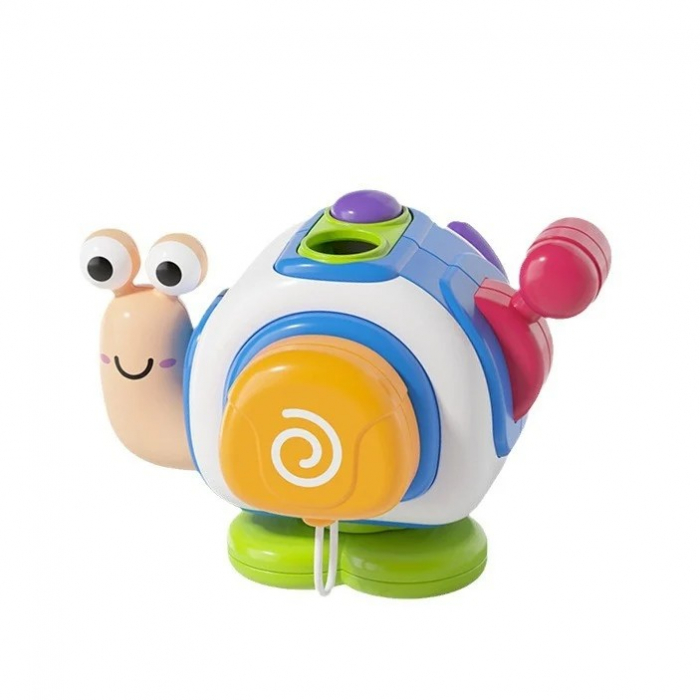 Jucarie motrica si senzoriala Melc Cartoon Busy Snail Ball [3]