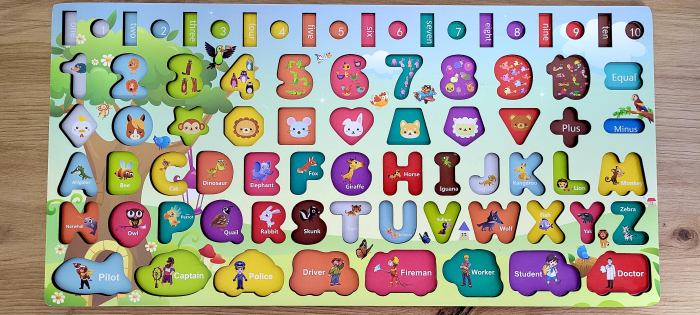 Jucărie multifuncțională din lemn PUZZLE 3D, JOC DE STIVUIT, JOC DE PESCUIT MAGNETIC -VEHICULE Preschool Toys [6]