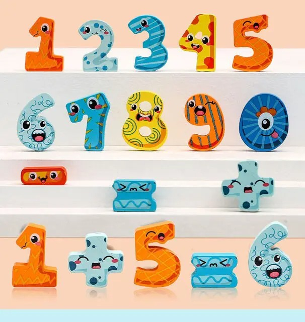 Jucarie multifunctionala din lemn PUZZLE DINOZAURI, JOC DE PESCUIT MAGNETIC, SPINNER [6]