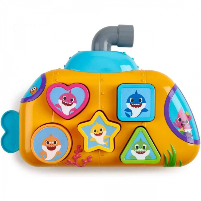 Jucarie muzicala pentru bebelusi Baby Shark, Shape Sorter [2]