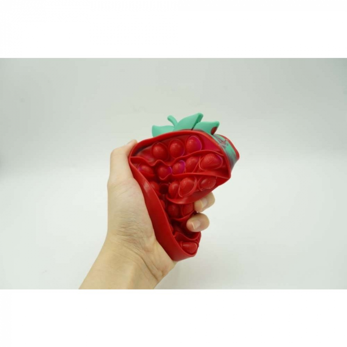 Jucărie senzorială POP IT formă capsuna [3]