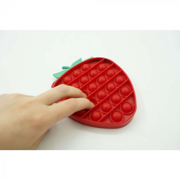Jucărie senzorială POP IT formă capsuna [2]