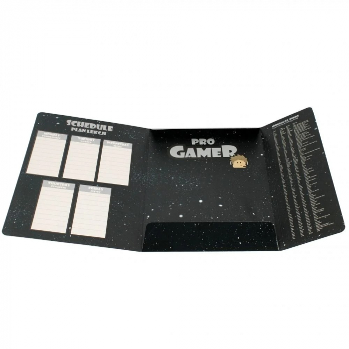Mapa A4 cu elastic, Starpak, Pro Gamer, Negru [3]