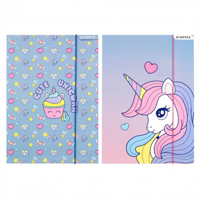 Mapa A4 cu elastic, Starpak, Unicorn [3]