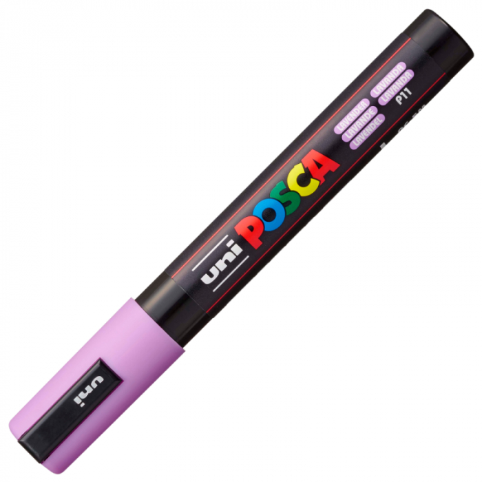 Marker Posca PC-5M varf 1,8-2,5 mm Mov lavender [2]